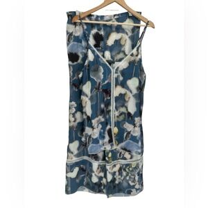 NWOT Samantha Chang Morning Glory Camisole & Wide-Leg Pants Silky Pajama Set - L